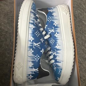 LV unisex blue sneakers